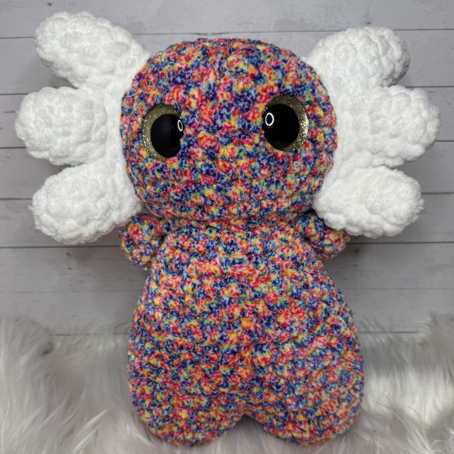 JUMBO Rainbow Axolotl