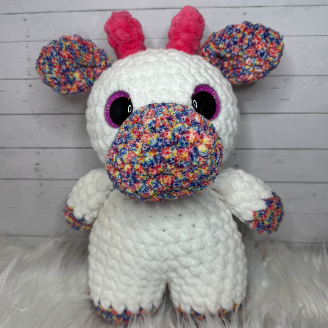 JUMBO Rainbow Cow