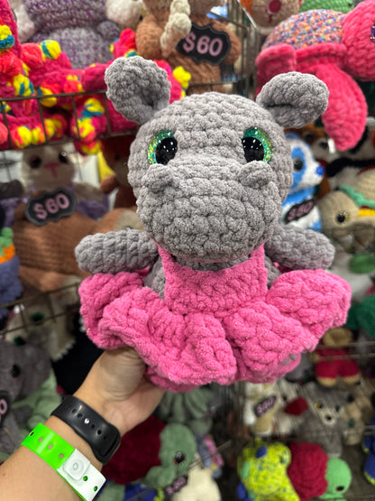 Hippo with Dress