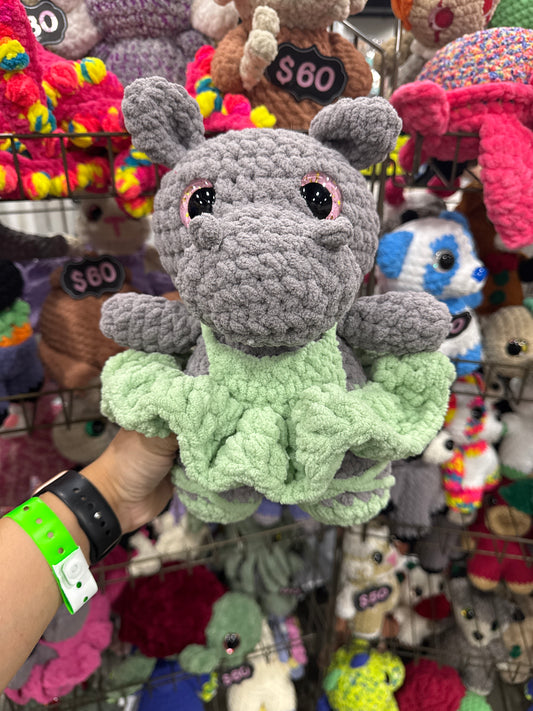 Hippo with Dress